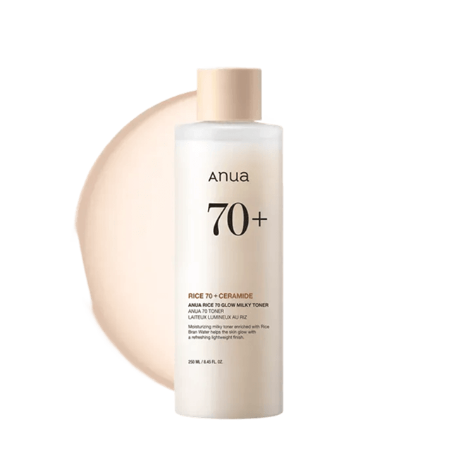 RICE 70 GLOW MILKY TONER 250ml (-)