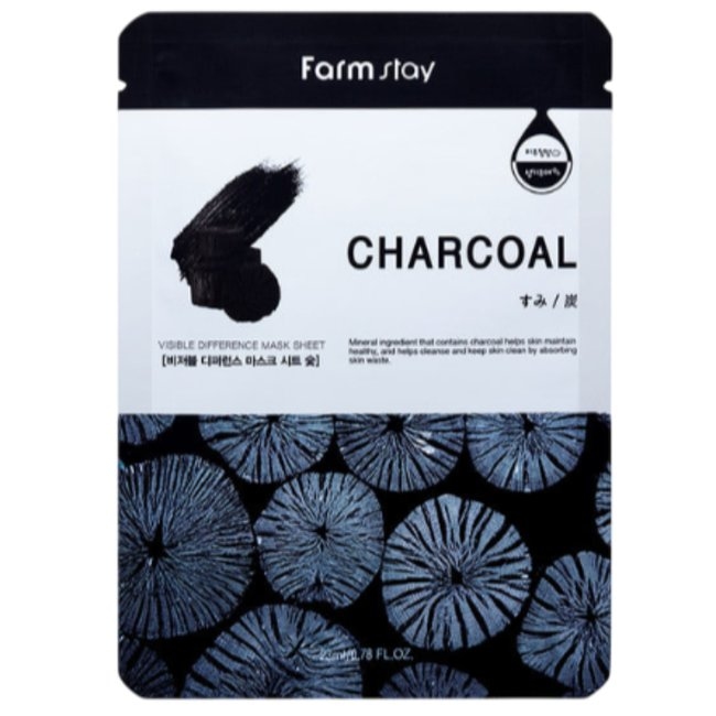 Visible Difference Mask Sheet Char-Coal (1sheet)