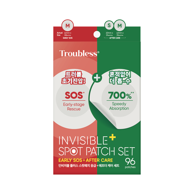 Invisible Plus Spot Patch Set Early Sos + After Care 96 (96patches)